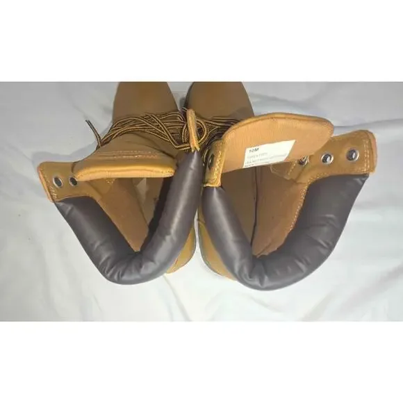 U.S. Polo Assn. Men’s Owen High Boots Size 10M Tan Wheat Lace-Up - Picture 6 of 8